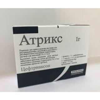 АТРИКС 1г пор д/р-ра д/в/м введ +РАСТВ-ЛЬ ЛИДОКАИН 3.5мл - Добрая аптека