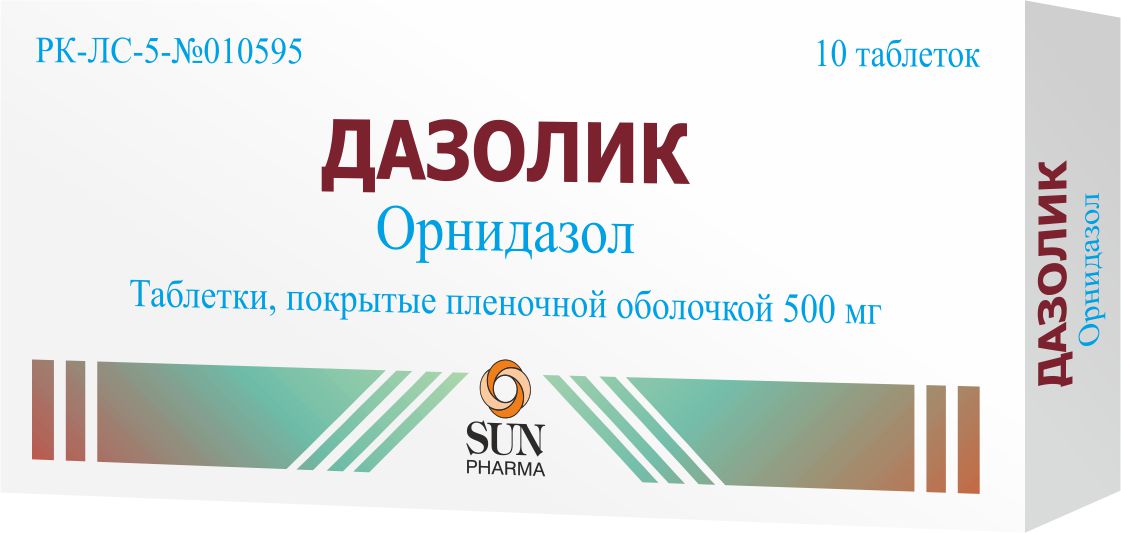 ДАЗОЛИК 500мг N50 таб п.п.о. ДАЗОЛИК 500мг N50 таб п.п.о. - Добрая аптека