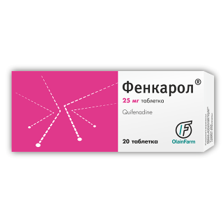 ФЕНКАРОЛ 25мг N20 таб - Добрая аптека
