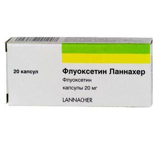 ФЛУОКСЕТИН ЛАННАХЕР 20мг N20 капс - Добрая аптека