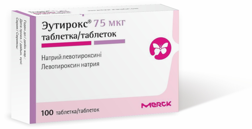 ЭУТИРОКС 75мкг N100 таб - Добрая аптека