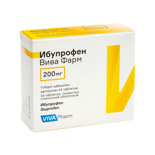 ИБУПРОФЕН ВИВА ФАРМ 200мг N14 таб п.п.о. - Добрая аптека