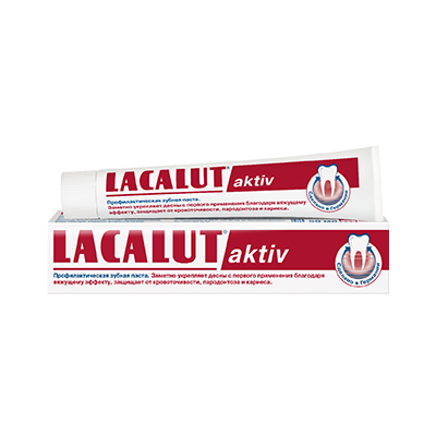 Зубная паста лакалют актив 50мл - Добрая аптека