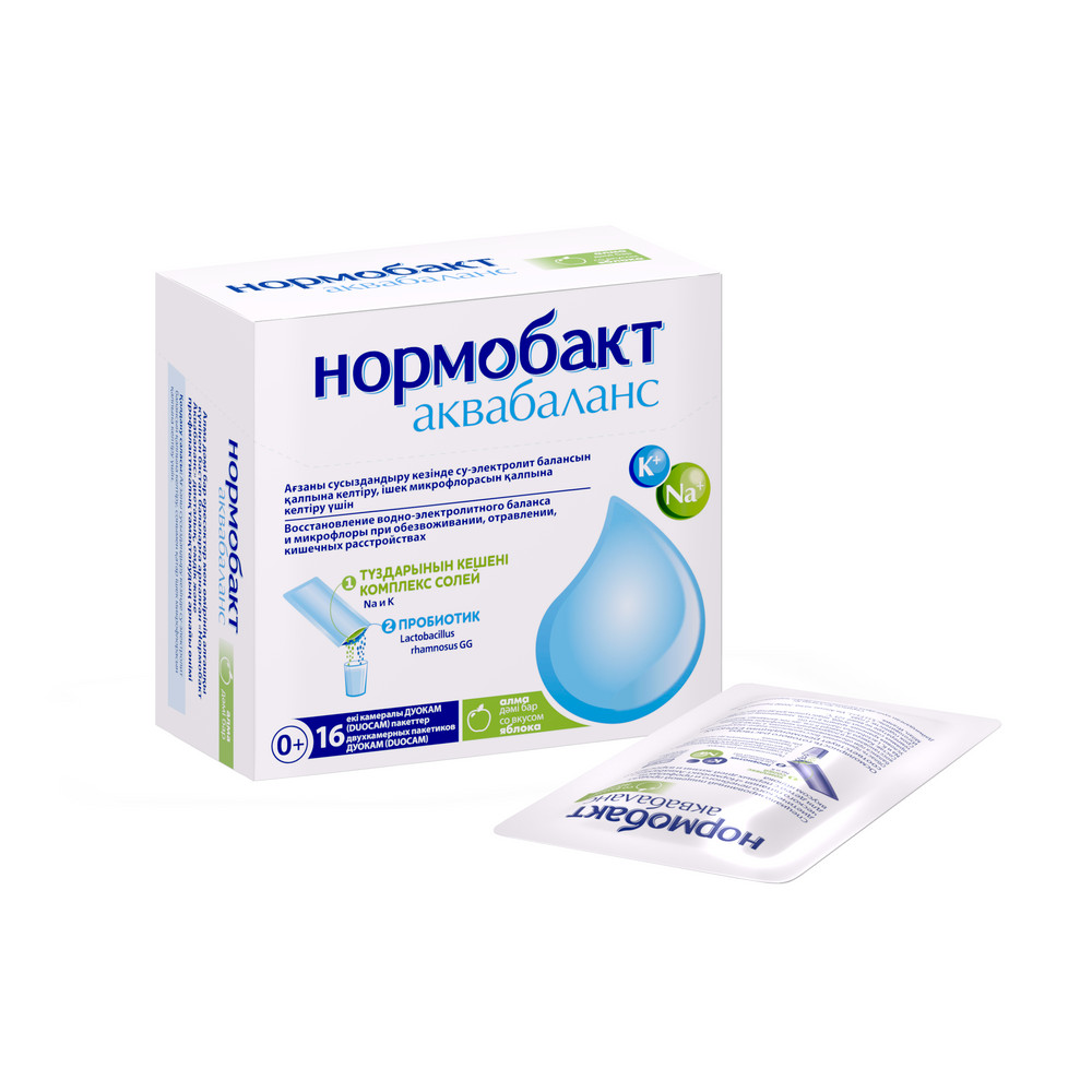 Нормобакт аквабаланс саше яблоко №16 - Добрая аптека