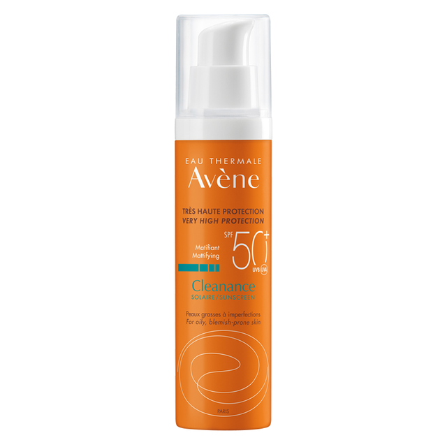 AVENE SUN Cleanance Флюид солнцезащитный SPF 50 для жирной кожи 50мл AVENE SUN Cleanance Флюид солнцезащитный SPF 50 для жирной кожи 50мл - Добрая аптека