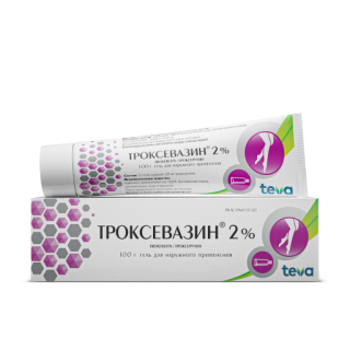 ТРОКСЕВАЗИН 2% 100г гель д/нар прим - Добрая аптека