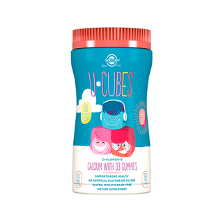 СОЛГАР Ю-КЬЮБС С КАЛЬЦИЕМ И ВИТ Д3 N60 пастилки мармелад - Добрая аптека