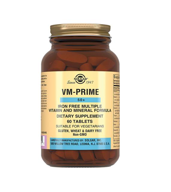 СОЛГАР ВМ-ПРАЙМ 50+ МУЛЬТИВИТАМ МИНЕРАЛ КОМПЛЕКС N60 таб СОЛГАР ВМ-ПРАЙМ 50+ МУЛЬТИВИТАМ МИНЕРАЛ КОМПЛЕКС N60 таб - Добрая аптека