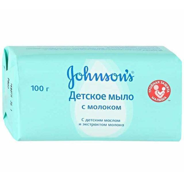 JOHNSON'S Мыло с экстр натур молочка 100 г JOHNSON'S Мыло с экстр натур молочка 100 г - Добрая аптека