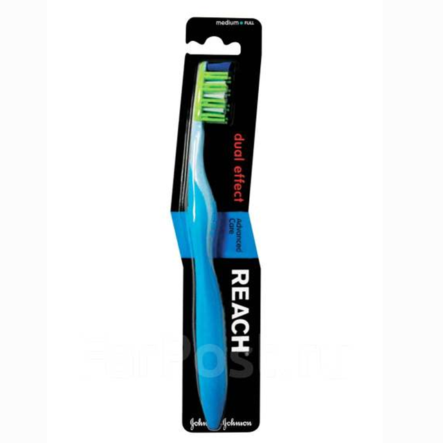 JOHNSON'S Зубная щетка рич дуал эффект средняя JOHNSON'S Зубная щетка рич дуал эффект средняя - Добрая аптека