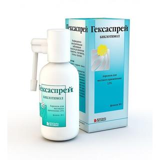 ГЕКСАСПРЕЙ 2.5% 30г аэр д/мест прим - Добрая аптека