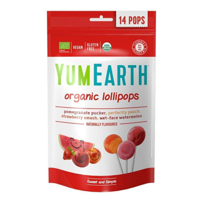 ОРГАНИЧЕСКИЕ ЛЕДЕНЦЫ НА ПАЛОЧКЕ ФРУКТОВЫЕ 4 вкуса 85г - Добрая аптека