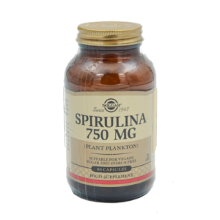СОЛГАР СПИРУЛИНА 750мг N80 капс - Добрая аптека