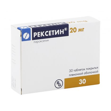 РЕКСЕТИН 20мг N30 таб п.п.о. РЕКСЕТИН 20мг N30 таб п.п.о. - Добрая аптека