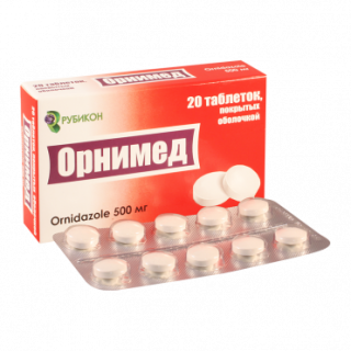 ОРНИМЕД 500мг N20 таб п.о. - Добрая аптека