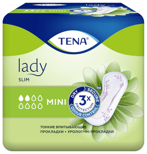TENA Lady Slim Mini 20шт REL1 TENA Lady Slim Mini 20шт REL1 - Добрая аптека