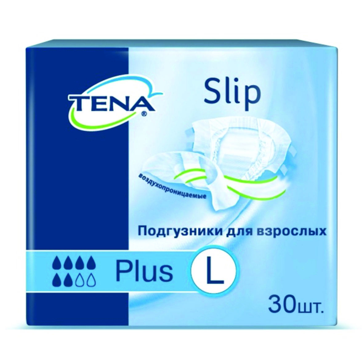 TENA Slip Plus L дыш подгуз 30шт 791930-33 REL1 - Добрая аптека