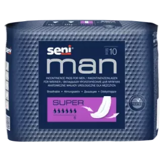 СЕНИ МЕН ПРОКЛАДКИ УРОЛОГИЧЕСКИЕ МУЖСКИЕ N10 супер - Добрая аптека