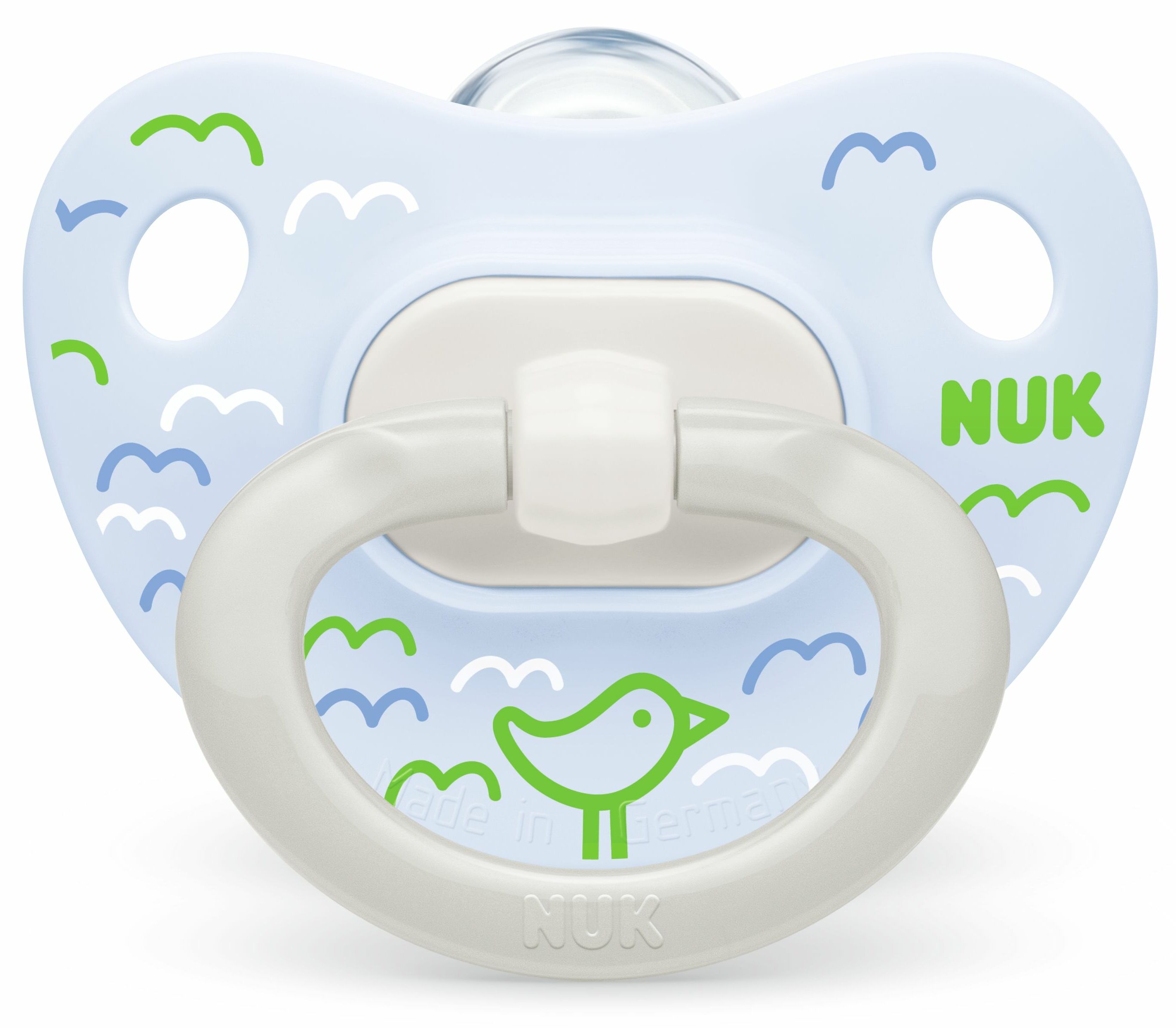 NUK Пустышка 18-36 м силикон Classik Happy Days REL1 - Добрая аптека