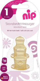 НИП СОСКА ДЛЯ БУТЫЛОЧКИ ЛАТЕКС р.1 0-6 МЕС - Добрая аптека