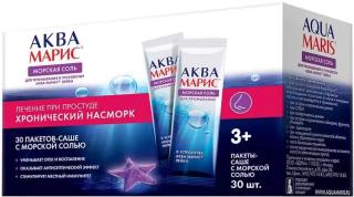 Аква Марис соль морская д/пром. носа пак. №30 - Добрая аптека