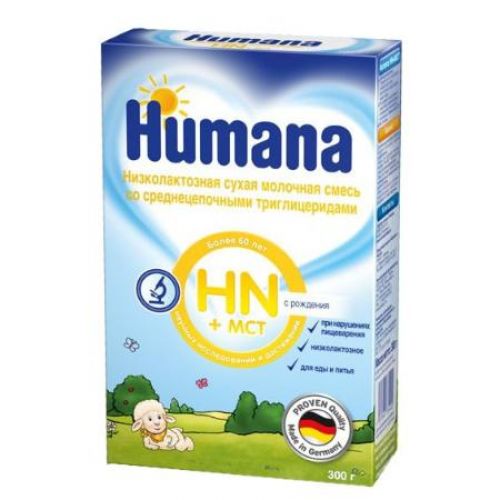 HUMANA HN низколактозная смесь с пребиотиком с рождения 300г - Добрая аптека
