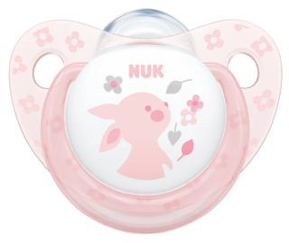 Nuk Пустышка 0-6 м латекс Classik Baby Rose REL1 - Добрая аптека