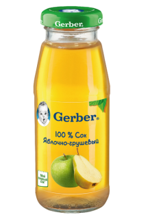 Гербер сок яблоко груша 12*175 ml - Добрая аптека