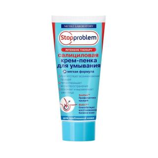 СТОППРОБЛЕМ КРЕМ-ПЕНКА Д/УМЫВ САЛИЦ 100мл Д/СУХ И ЧУВСТ КОЖИ - Добрая аптека