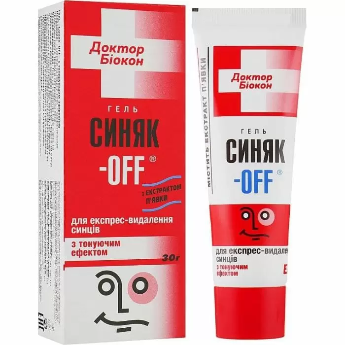 Доктор Биокон Синяк-off гель с тонирующим эффектом 30.0 Rel1 Доктор Биокон Синяк-off гель с тонирующим эффектом 30.0 Rel1 - Добрая аптека