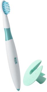 НУК ЗУБНАЯ ЩЕТКА С ЗАЩИТНЫМ КОЛЬЦОМ 10256207 ОБУЧАЮЩАЯ 12+ - Добрая аптека