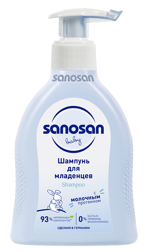 Sanosan baby шампунь д/младенцев 200 мл Sanosan baby шампунь д/младенцев 200 мл - Добрая аптека
