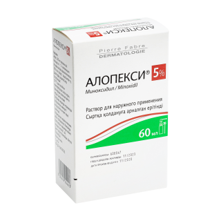 АЛОПЕКСИ 5% 60мл р-р д/нар прим - Добрая аптека