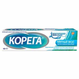 КОРЕГА КРЕМ ДЛЯ ФИКСАЦИИ ЗУБНЫХ ПРОТЕЗОВ 40г ЭКСТРАСИЛЬНЫЙ КОРЕГА КРЕМ ДЛЯ ФИКСАЦИИ ЗУБНЫХ ПРОТЕЗОВ 40г ЭКСТРАСИЛЬНЫЙ - Добрая аптека
