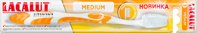 LACALUT ЗУБ ЩЕТКА МЕДИУМ LACALUT ЗУБ ЩЕТКА МЕДИУМ - Добрая аптека