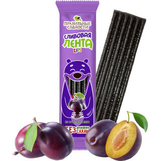 ПС ПАСТИЛКИ СЛИВОВАЯ ЛЕНТА 15гр - Добрая аптека