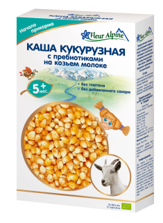 ФЛЕР АЛЬПИН КАША НА КОЗЬЕМ МОЛ 200г КУКУК ПРЕБ 5МЕС+ - Добрая аптека