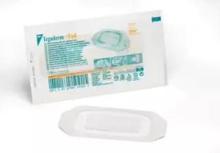 ТЕГАДЕРМ+ПАД ПОВЯЗКА ПЛЕНОЧНАЯ ПРОЗР СО ВПИТ ПРОКЛАД 9Х10СМ - Добрая аптека