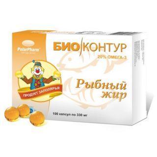 Рыбный жир 330 мг №100 капс без добавок - Добрая аптека