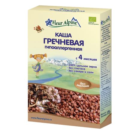 Флер Альпин каша Гречневая без молока 4+мес Флер Альпин каша Гречневая без молока 4+мес - Добрая аптека
