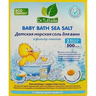 Dr.TUTTRLLE СОЛЬ ДЛЯ ВАНН МОРСКАЯ 500г РОМАШКОЙ Dr.TUTTRLLE СОЛЬ ДЛЯ ВАНН МОРСКАЯ 500г РОМАШКОЙ - Добрая аптека