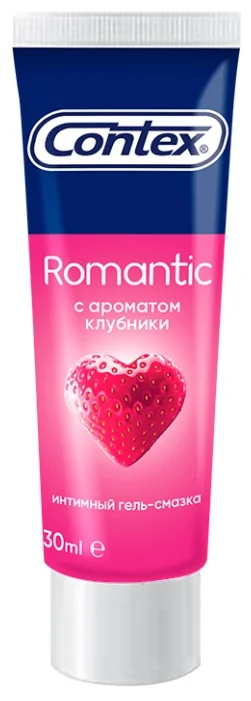 CONTEX ГЕЛЬ-СМАЗКА 30мл РОМАНТИК С АРОМАТОМ КЛУБНИКИ CONTEX ГЕЛЬ-СМАЗКА 30мл РОМАНТИК С АРОМАТОМ КЛУБНИКИ - Добрая аптека