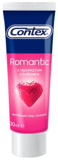 CONTEX ГЕЛЬ-СМАЗКА 30мл РОМАНТИК С АРОМАТОМ КЛУБНИКИ - Добрая аптека