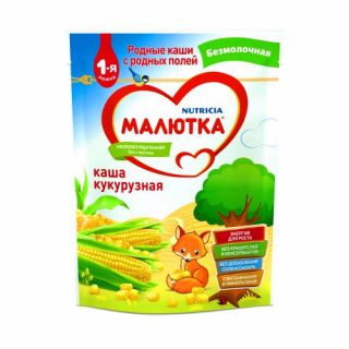 МАЛЮТКА КАША БЕЗМОЛ 200г КУКУРУЗНАЯ 4мес+ МАЛЮТКА КАША БЕЗМОЛ 200г КУКУРУЗНАЯ 4мес+ - Добрая аптека