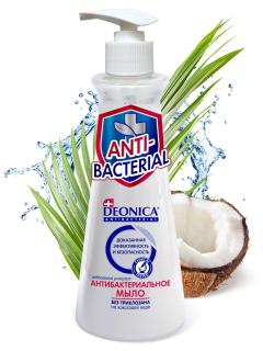 DEONICA Жидкое мыло для рук с антибактериальным эффектом Кокос 500мл REL1 - Добрая аптека