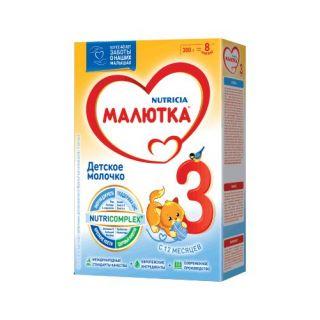 МАЛЮТКА-3 МОЛОЧКО ДЕТСКОЕ 300г 12мес+ - Добрая аптека