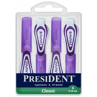 President Межзубные ершики классик S 0.30mm - Добрая аптека