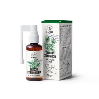 1097 Флайби Эликсир с прополисом и экстрактом хвои /горла 50мл REL1 - Добрая аптека