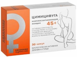 ЦИМИФУГА С КОМПЛ ВИТАМИНОВ Д/ЖЕН 45+ N30 капс - Добрая аптека
