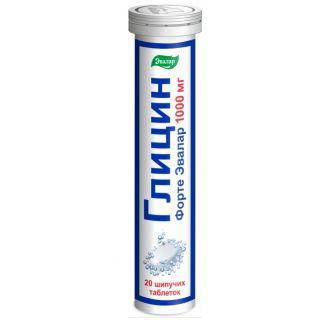 ГЛИЦИН ФОРТЕ ЭВАЛАР 1000мг N20 таб шип - Добрая аптека